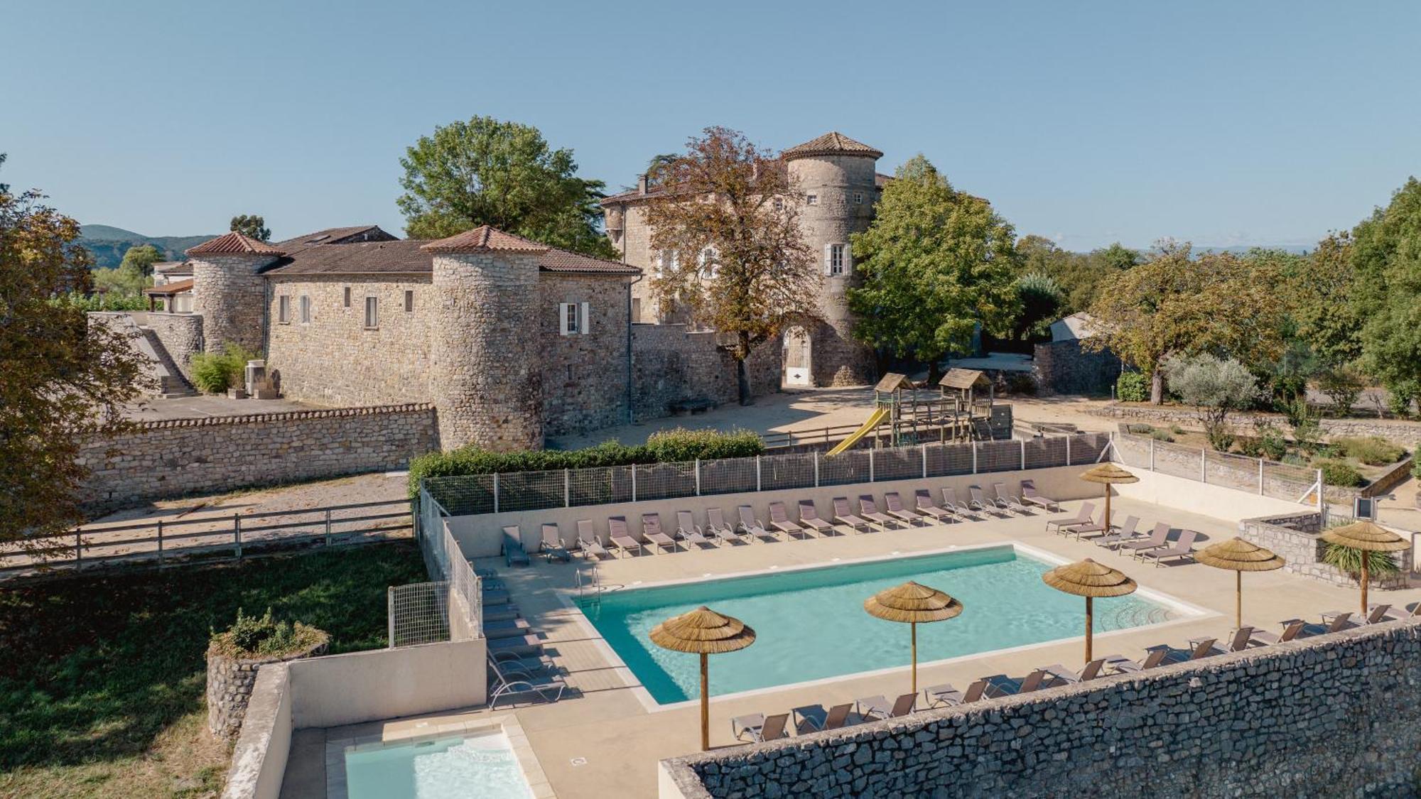 Château De Chaussy Ruoms Ngoại thất bức ảnh